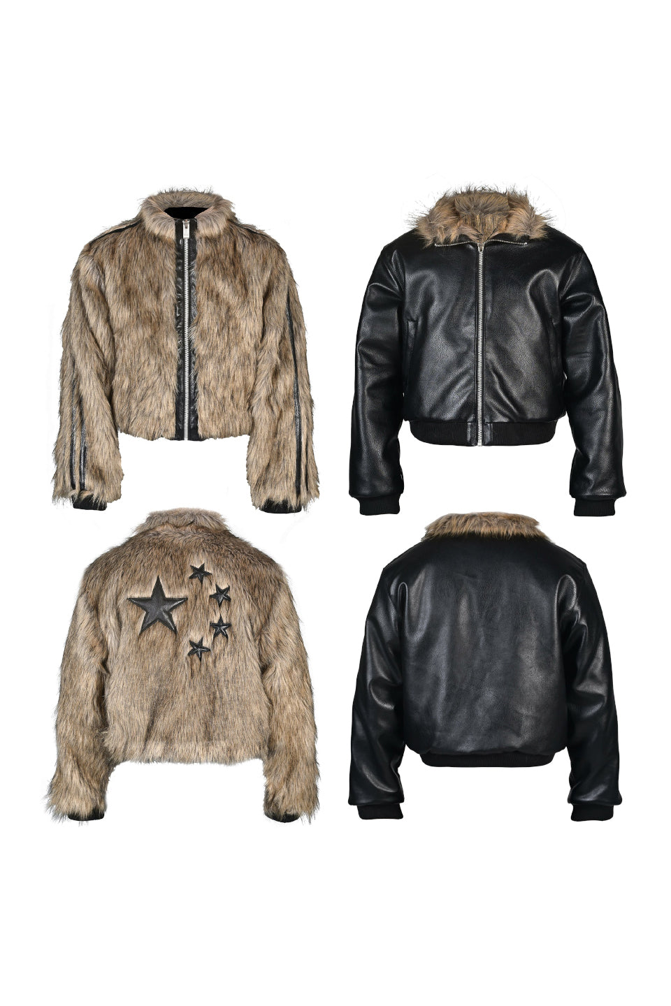RYE CHASIN | Reversible Fur Leather Jacket ファー レザー – CLOSET
