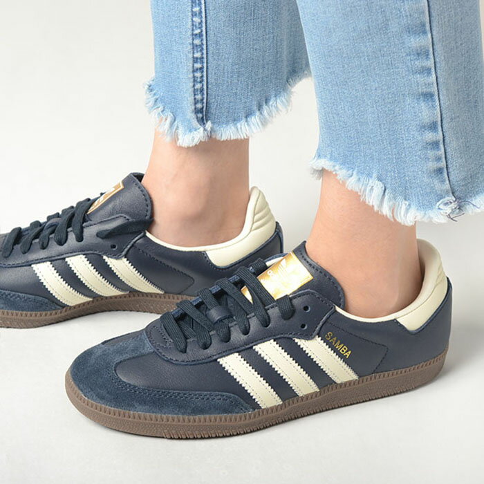 楽天市場】adidas samba（カラーネイビー）（レディース靴｜靴）の通販