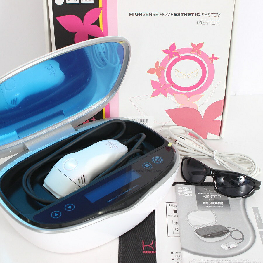 ☆脱毛ヘッド4種☆ ケノン脱毛器 ゴールド Ver.6.2 本体と説明書付き