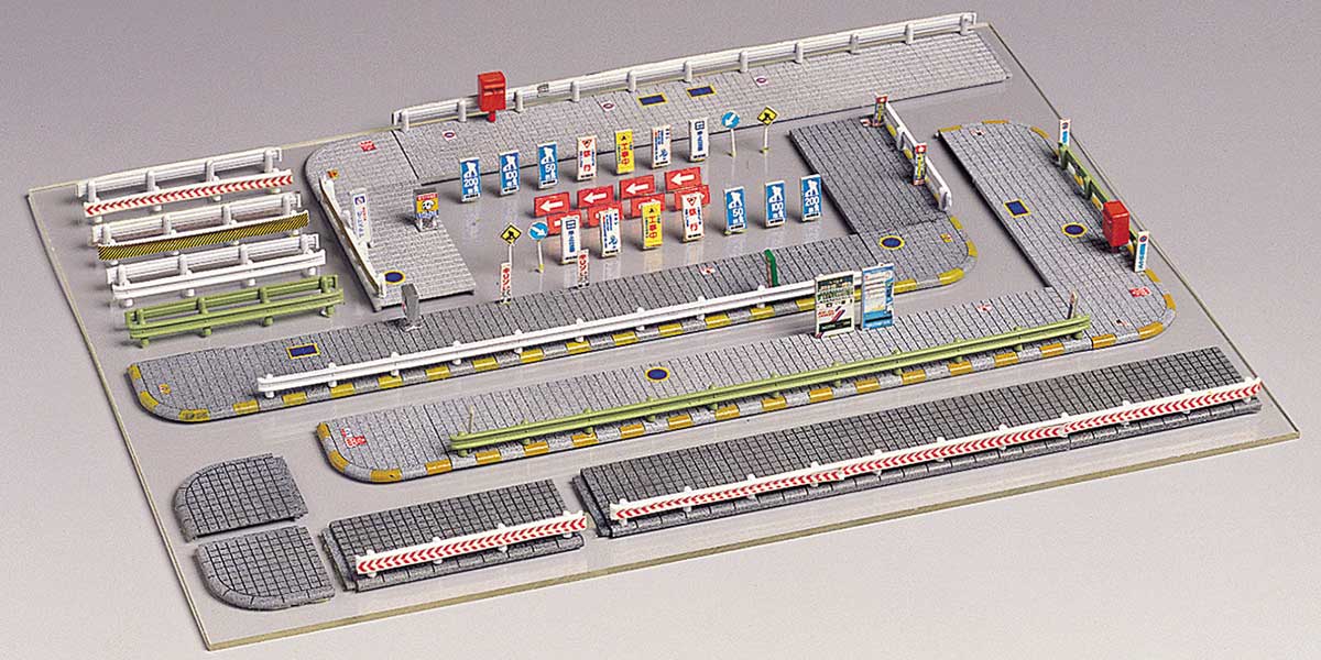 2138＞舗道セット｜ストラクチャーキット｜Nゲージ鉄道模型のグリーン