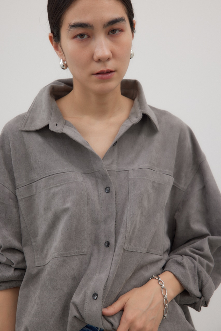 AZUL BY MOUSSY | フェイクスエードシャツ (シャツ・ブラウス ) |SHEL