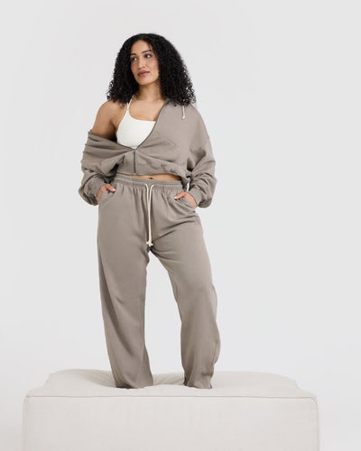 Oversized Zip Hoodie Women's - Minky | Oner Active