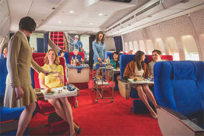 伝説の航空会社パンナム航空の機内を再現したフォトシリーズ「Pan Am