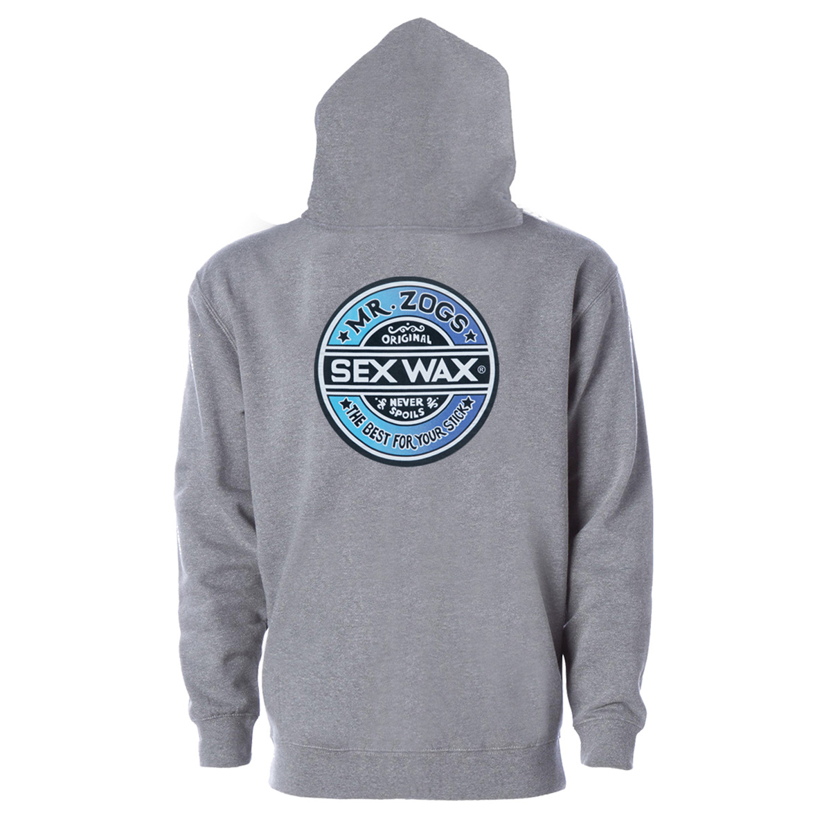 Sexwax Fade: Men's Zip Sweatshirt | 05HZ | Mr. Zog's Surfboard Wax