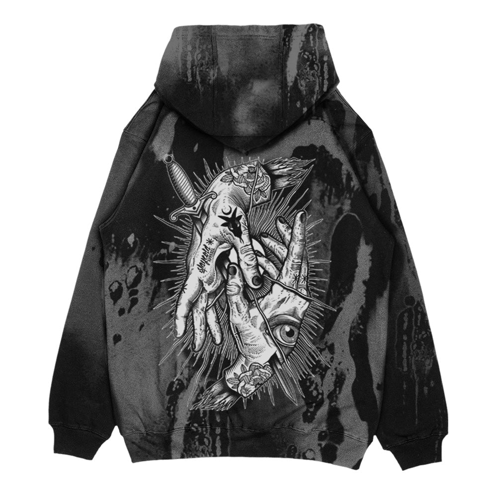 Lineage Of Dusk (dirty) - Heavy Oversized Hoodie (400GSM)