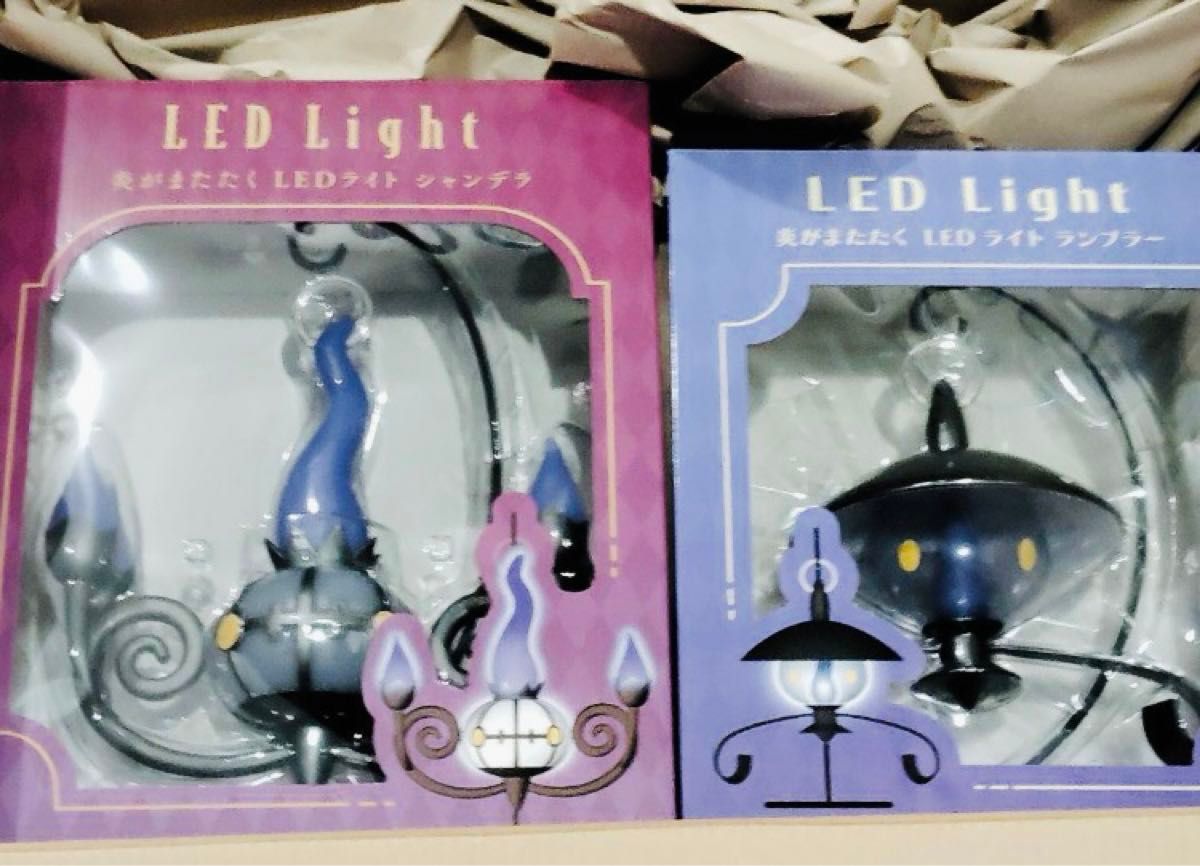 新品未開封 2点セット LEDライト ランプラー シャンデラ ポケモン