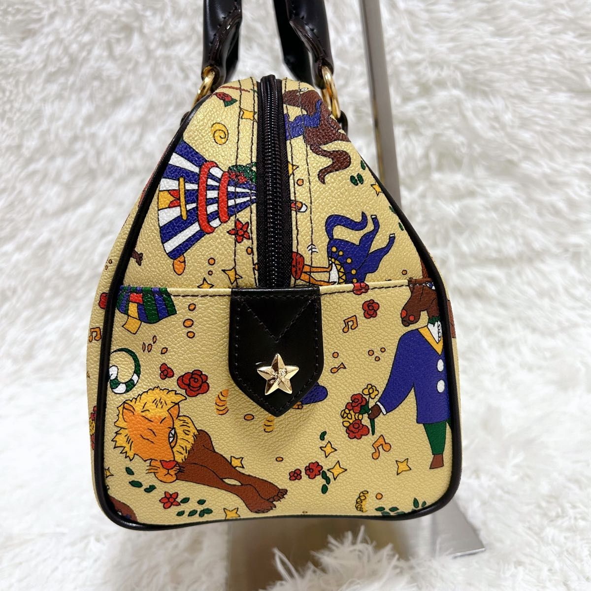 希少 イエロー】PIERO GUIDI ピエログイディ ハンドバッグ ミニ
