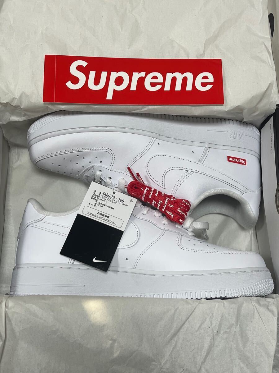 送料無料 28cm 白 Supreme Nike Air Force 1 Low White シュプリーム