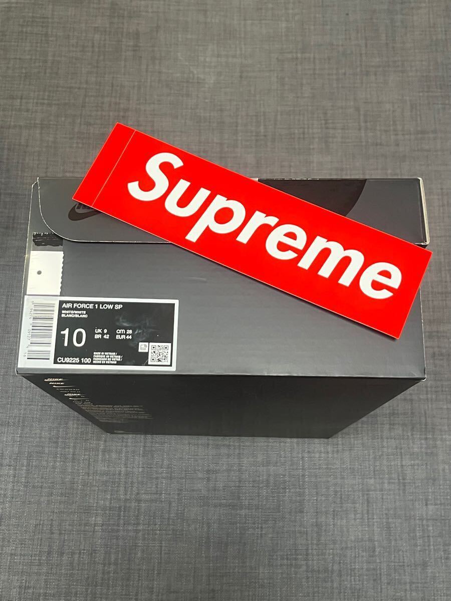 送料無料 28cm 白 Supreme Nike Air Force 1 Low White シュプリーム
