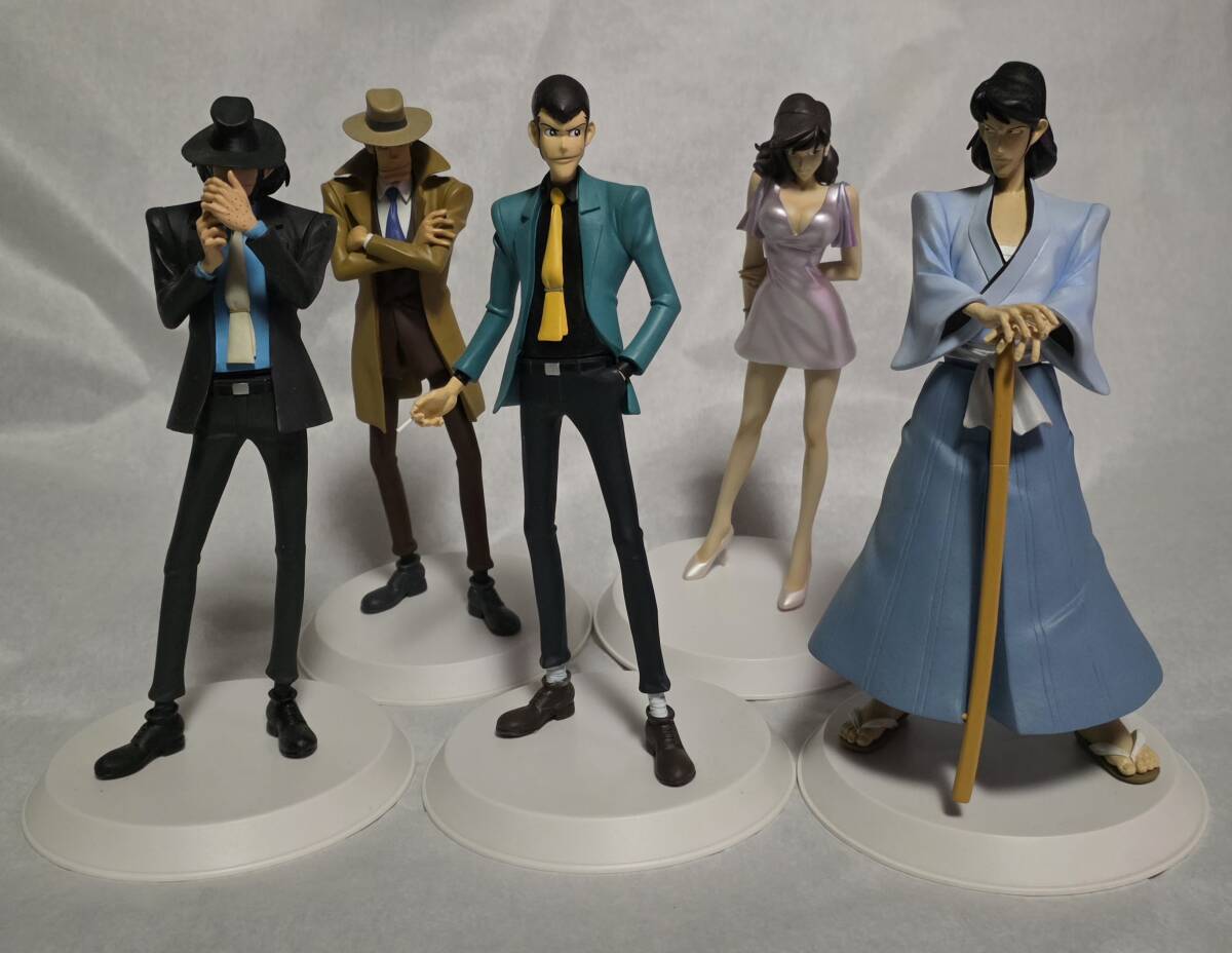 開封品】ルパン三世 DX組立式スタイリッシュフィギュア 5体セット