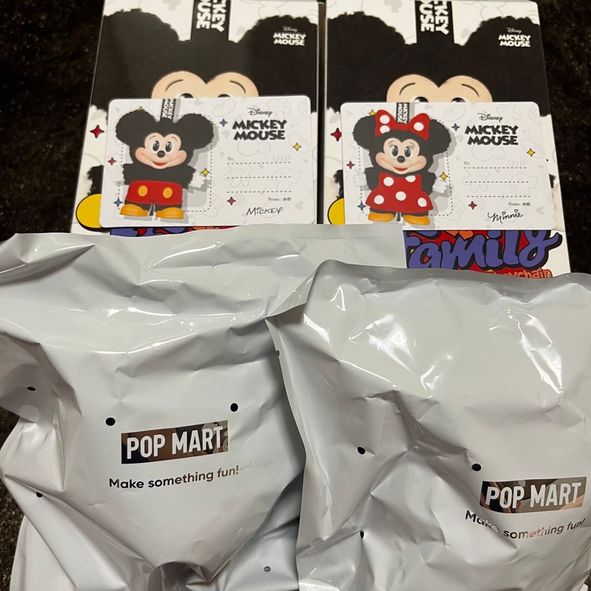 POPMART ディズニー ミッキーファミリー ミッキー ミニー ペア セット