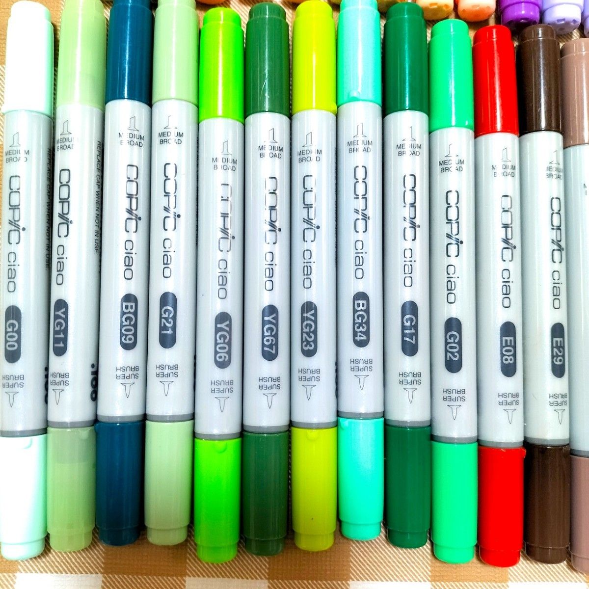 A 24時間以内発送 コピックチャオ スケッチ等 計48本まとめ売り copic