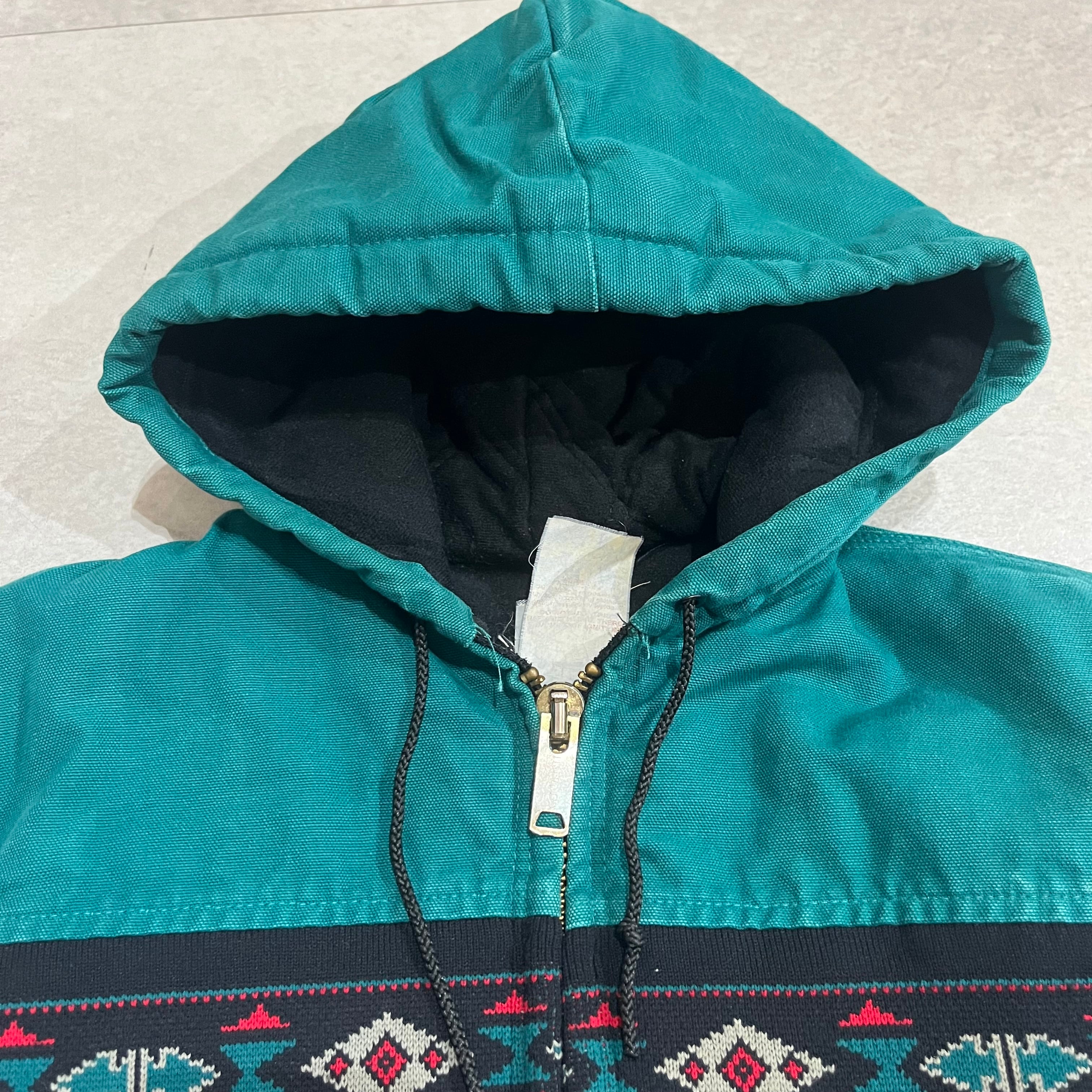 90年代〜 size:M 【 Carhartt 】 カーハート ネイティブ柄 アクティブ