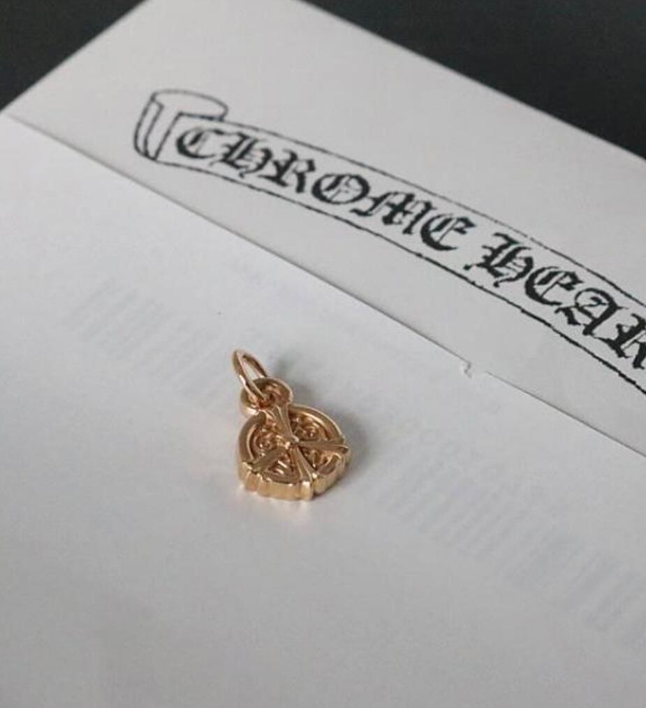 CHROME HEARTS クロムハーツ 22K PEACE SIGN ピースサイン チャーム