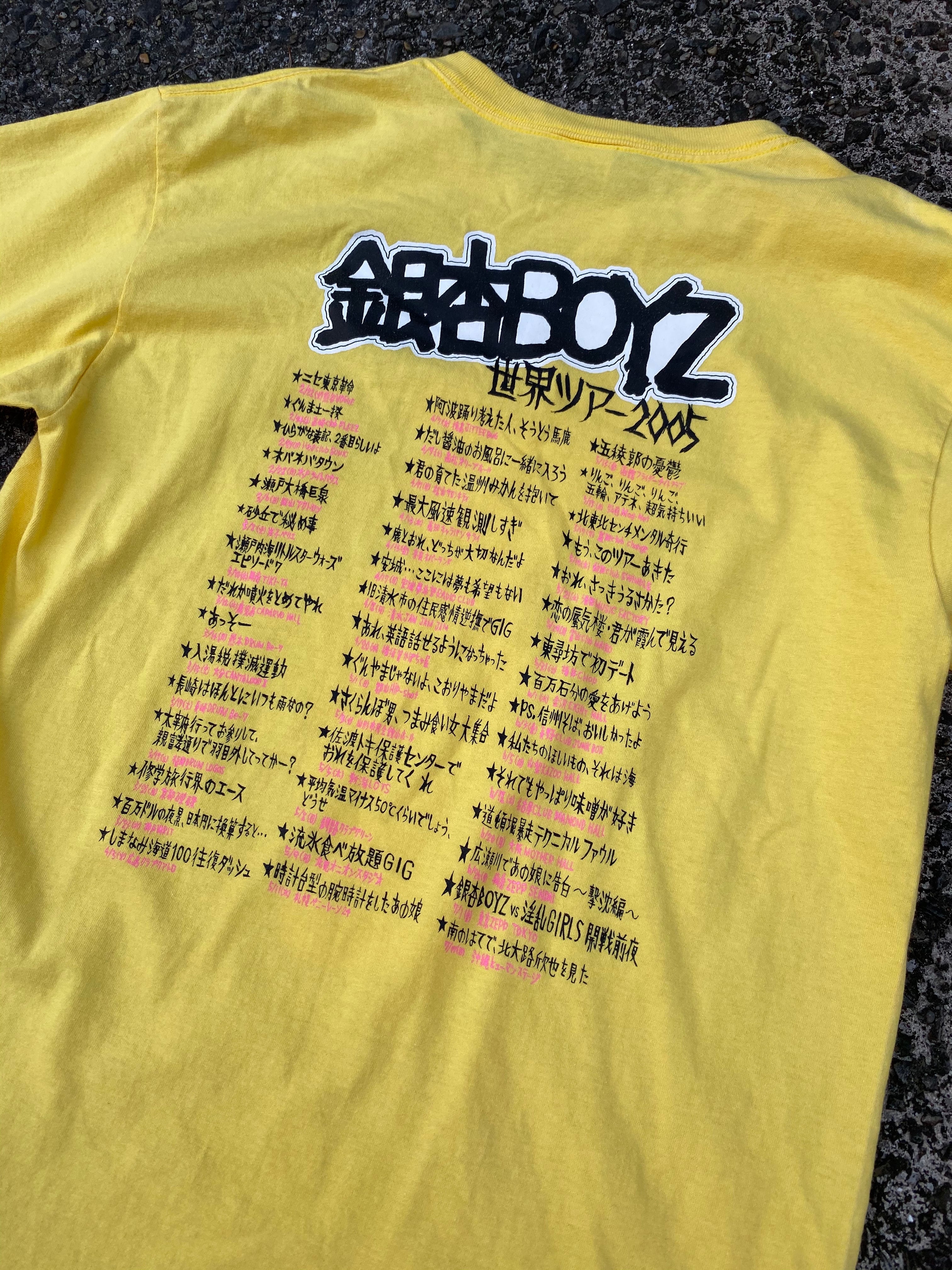 銀杏BOYZ 2005 世界ツアーT(47都道府県ツアータイトル大喜利