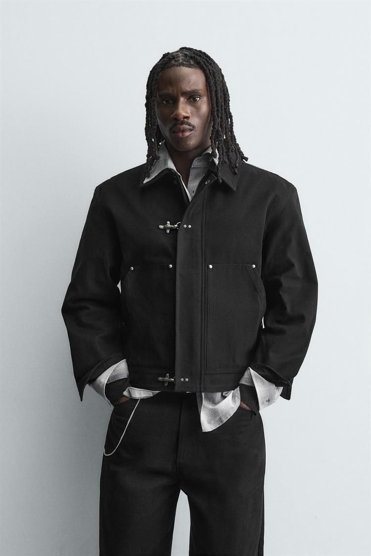 ZARA リラックスフィットトグルボタンジャケット (ZARA/ジャケット