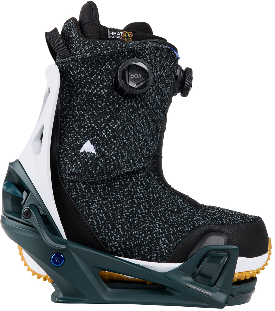 Burton STEP ON Binding deep emerald/white | Warehouse One
