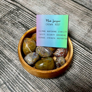 Plum Jasper - Dragonfly Art and Soul Metaphysical Shop
