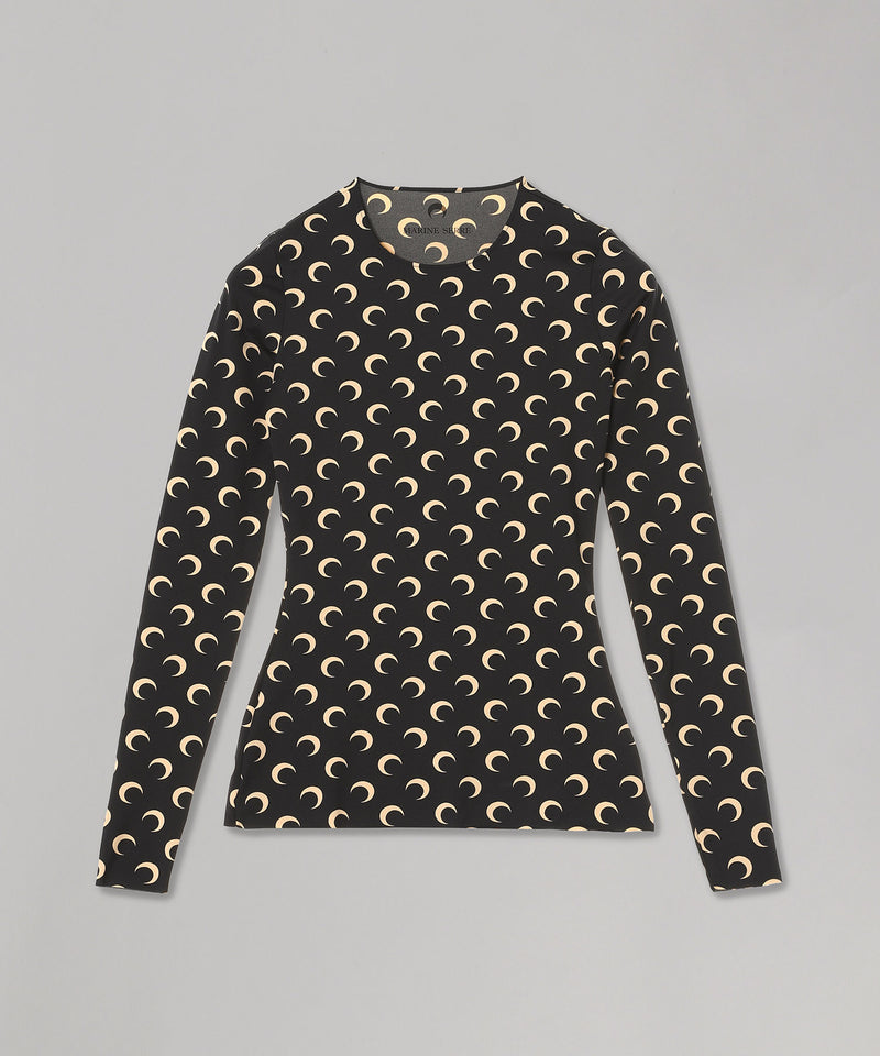 Moon Printed Jersey Ls Crewnec｜マリーン セル(Marine Serre