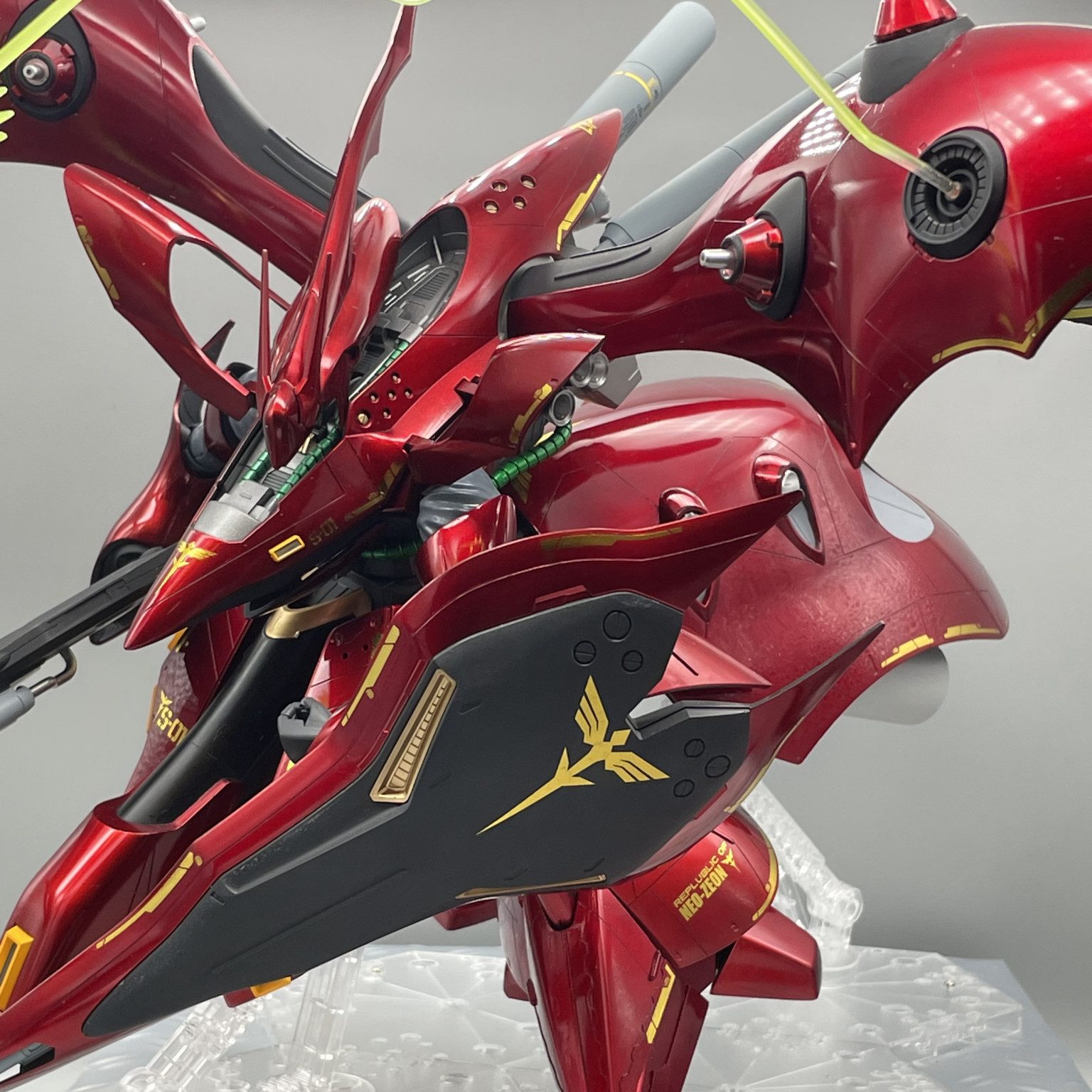 ナイチンゲール(キャンディ塗装)｜チャラさんのガンプラ作品｜GUNSTA