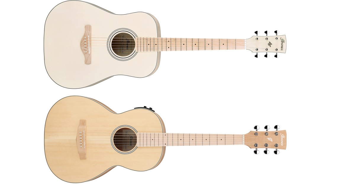 Ibanezから新しい”白い“エレクトリック・アコースティック・ギターが2