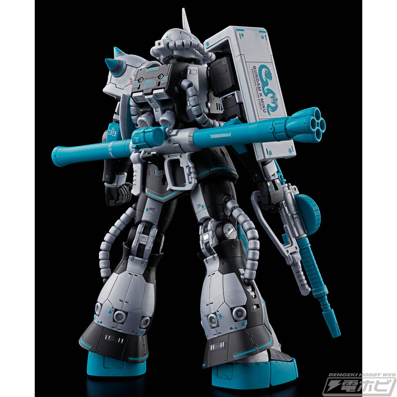 初音ミクをイメージした「RG RX-78-2 ガンダム Ver.2.0」と「RG MS-06S