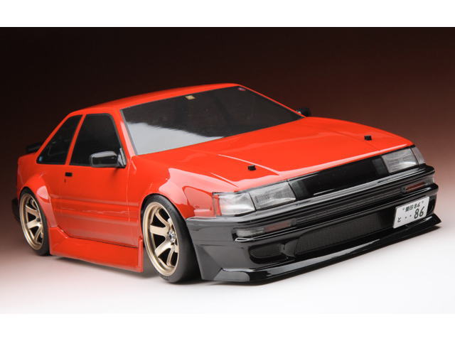 トヨタ AE86レビン 2ドアボディ（195mm/198mm）後期デカール仕様 未