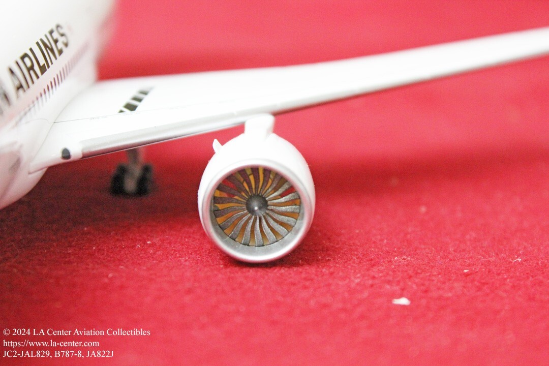 JC Wing Japan Airlines JAL Boeing 787-8 in Standard Color Diecast