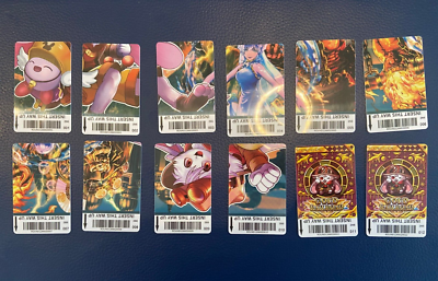 KONAMI GOLD RAILROAD Arcade Coin Pusher Cards - One Complete SET