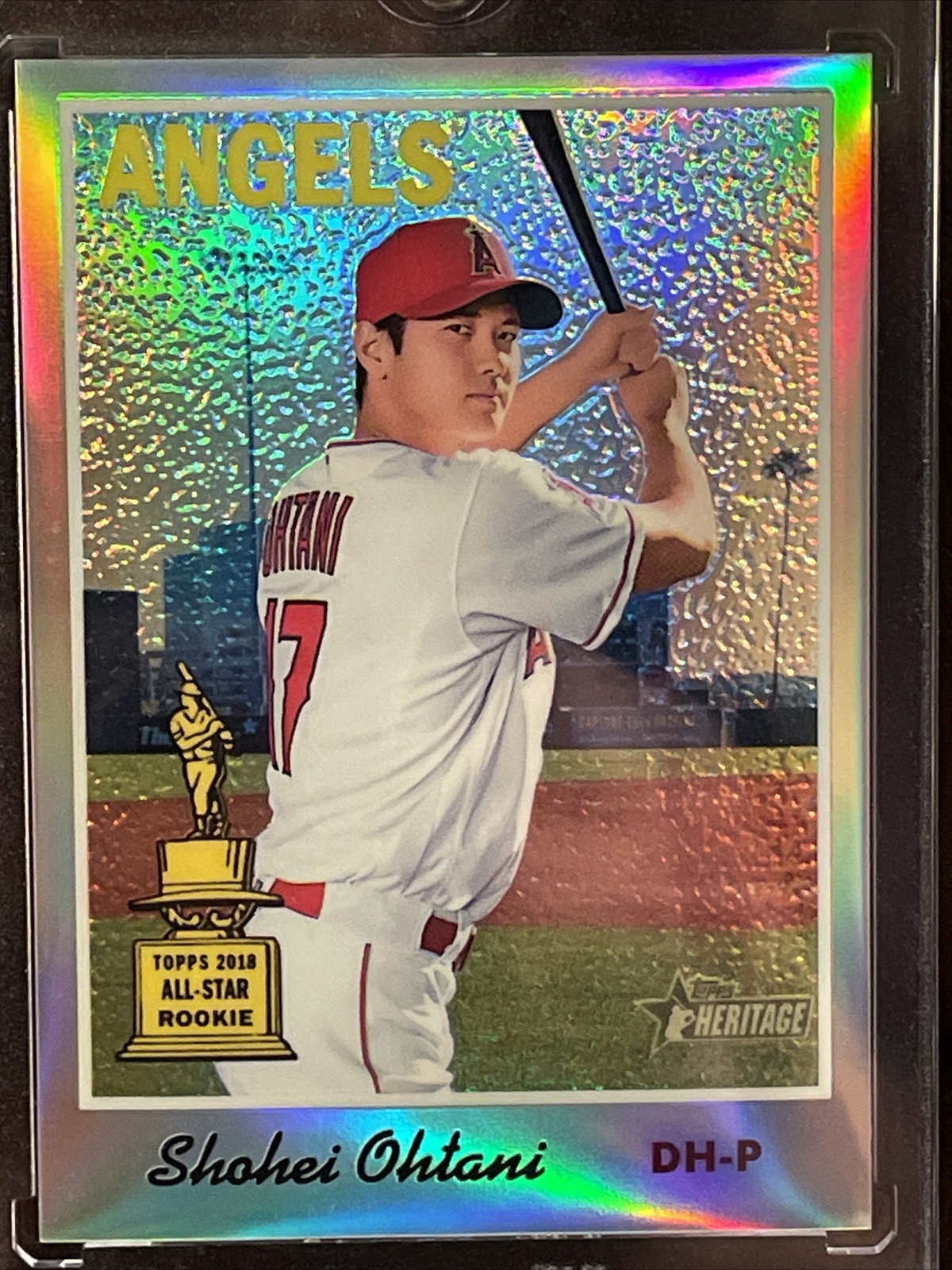 Shohei Ohtani 2019 Topps Heritage #THC-430 Chrome - Refractor /570