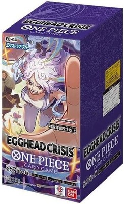 ONE PIECE Card Egghead Crisis EB-04 EB04 Box Japanese SEALED