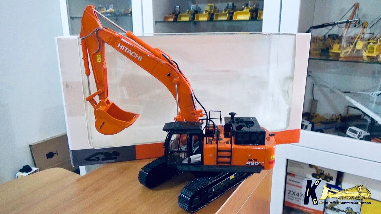 Hitachi Zaxis 490 LCH Excavator 1:50 by TMC Model Review - YouTube