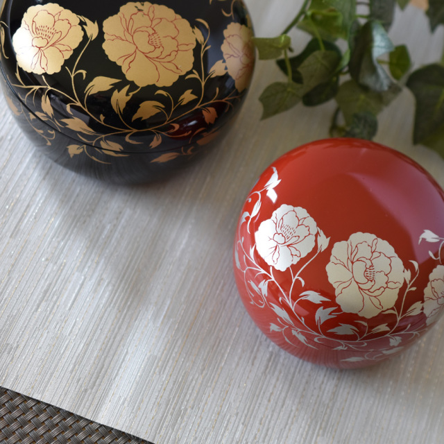 ボンボニエール 華唐草 朱 【まとめ買い割引】 キャンディーボックス