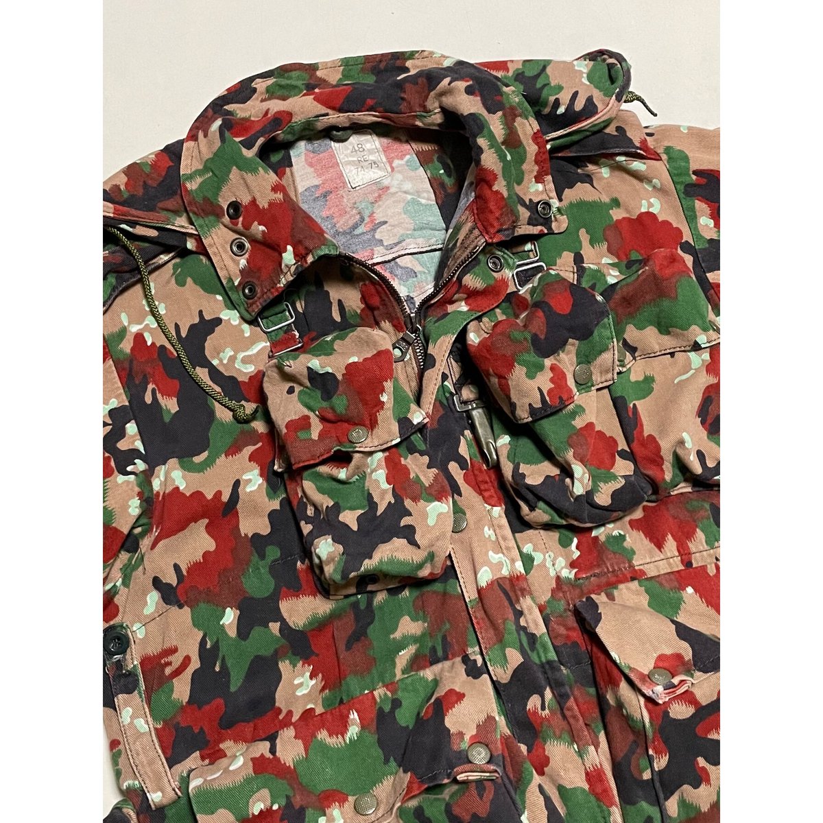 USED スイス軍 M70 アルペンカモ フィールドJKT 48 | FBR TRADING