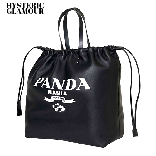 HYSTERIC GLAMOUR/(W)PANDA MANIA 巾着トートバッグ 01221QB04996