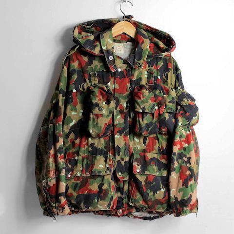 70's ヴィンテージ スイス軍 アルペンカモ・フィールドジャケット