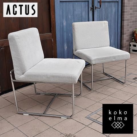 ACTUS(アクタス)のOWN-F(オウン エフ) ダイニングチェアー2脚セット
