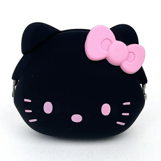 サンリオ ハローキティ フェイス型シリコンがまぐちポーチ mimi POCHI