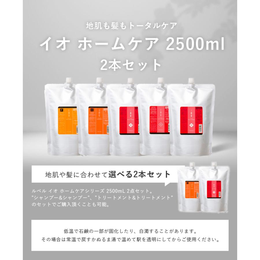 IAU（ルベル） イオ ルベル シャンプー トリートメント セット 2500ml
