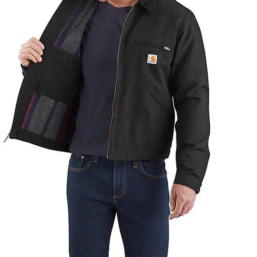 Carhartt（カーハート） 103828 DUCK DETROIT JACKET BLANKET LINED