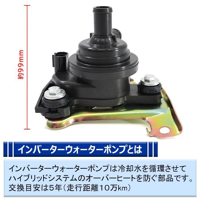 ウォーターポンプ トヨタ プリウス 20 系 電動 インバーター 冷却水