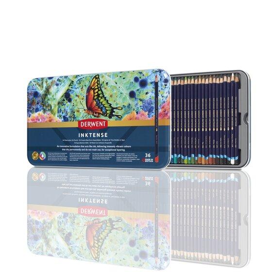 ダーウェント（DERWENT） 水彩色鉛筆 インクテンス 36色セット : 陶芸