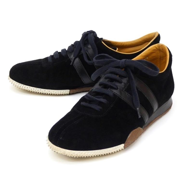 Bally（バリー） スニーカー 黒 スエード×レザー 36.5 【中古】(59132