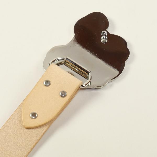 HUMAN MADE ヒューマンメイド 22SS BULLDOG LEATHER BELT ベルト 茶