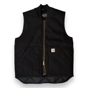 Carhartt（カーハート） V01 ダックベスト ブラック 12オンス