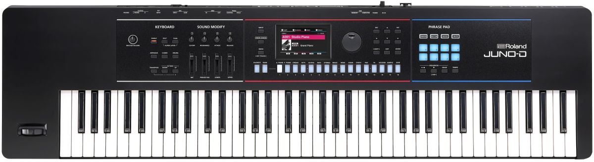 美品】Roland JUNO-D シンセサイザー ペダル付 廃盤 美品】Roland JUNO