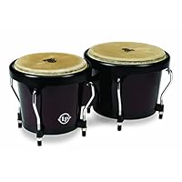 Amazon | LP エルピー ボンゴ Aspire Wood Bongos Black Hardware