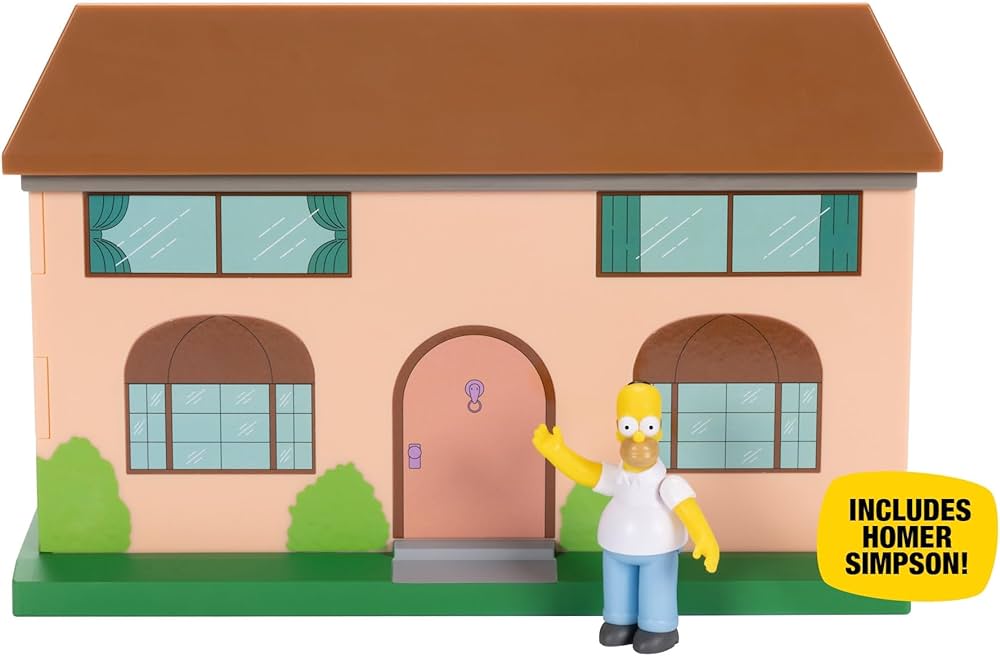 Amazon.com: Disney The Simpsons Living Room Diorama House Playset