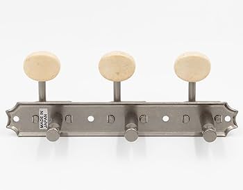 Amazon | クルーソンタイプ 3連ギターペグ 3SD エイジドニッケル
