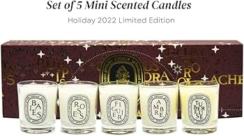 Amazon.co.jp: Diptyque 35g 小さな香り付きキャンドル 5本セット 限定